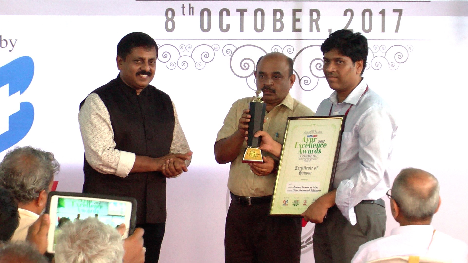 Medibiz Ayur Excellence Award -Best Research Publication-Ancient Science of Life
